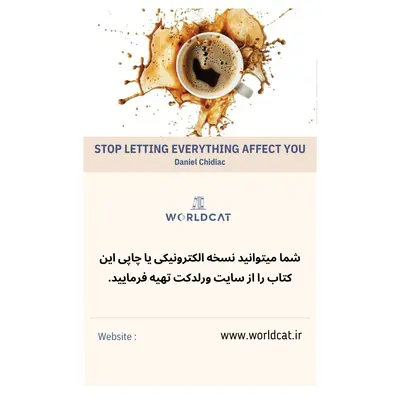 pdf Stop Letting Everything Affect You دانلود کتاب زبان اصلی خرید نسخه چاپ شده اورجینال بهترین کتاب خودیاری سال ۲۰۲۵