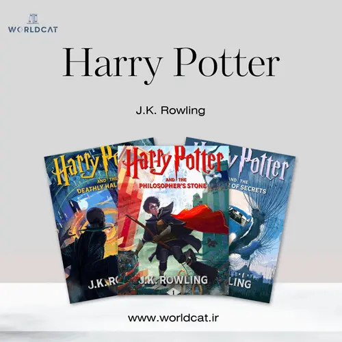جلد کتاب دانلود مجموعه کامل کتاب های هری پاتر به زبان اصلی خرید نسخه اورجینال کتاب های Harry Potter